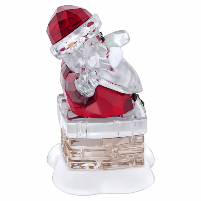 Holiday Cheers Santa Claus and Chimney